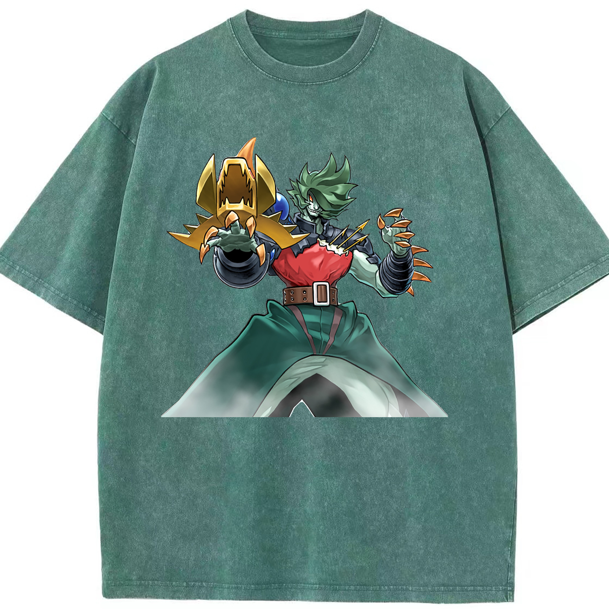（画像用） 遊☆戯☆王 Yu-Gi-Oh! 綿100% ヴィンテージ風 半袖Tシャツ（フロントプリント）